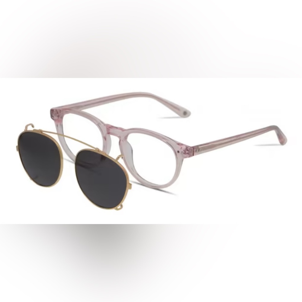 Muse x Hilary Duff Marilyn Glasses with Clip-on Shades